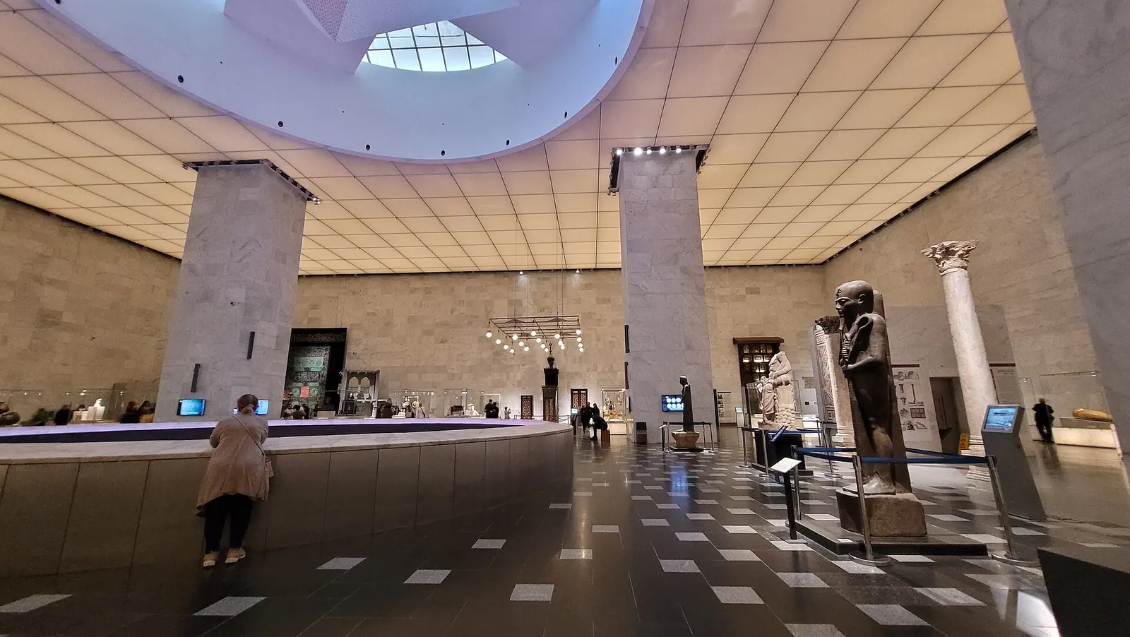 Modern museum representing conservation and environmental control